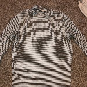 long sleeved striped shirt
